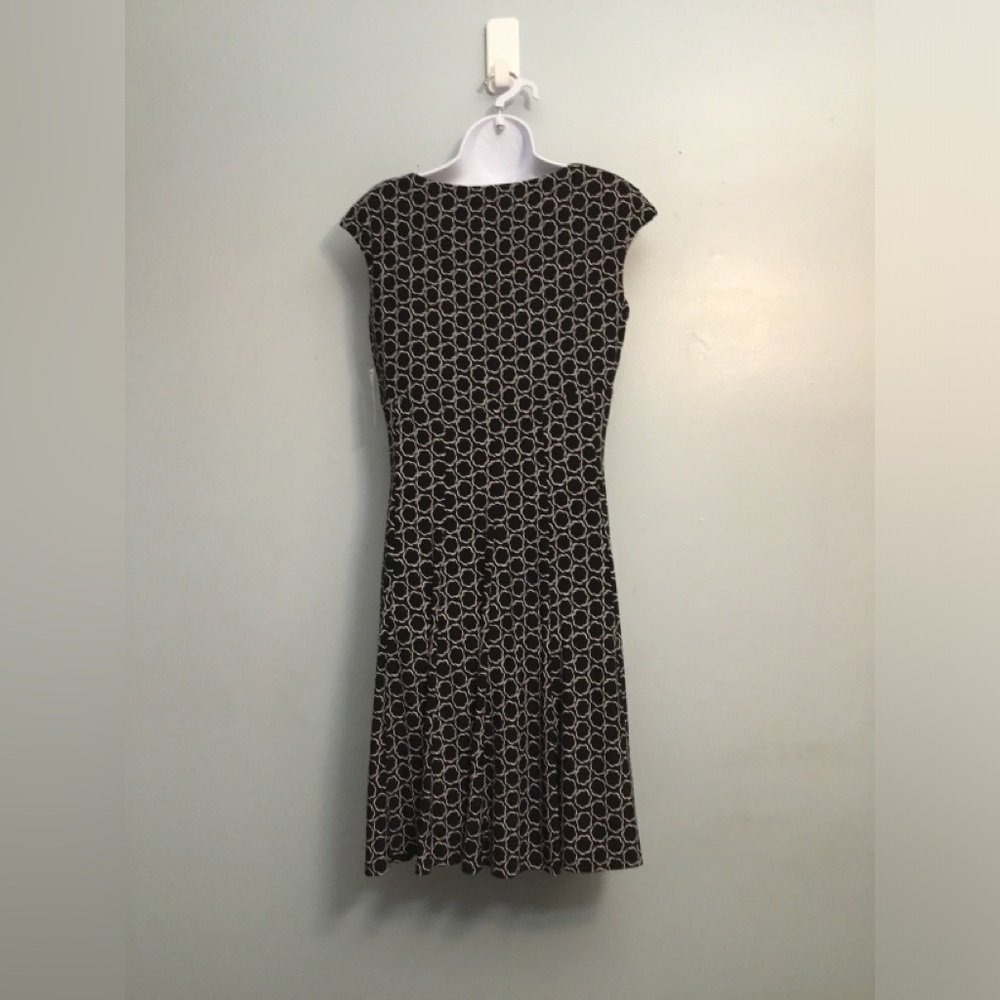 American Living Black and White Patterned Midi Dress - Picture 13 of 15